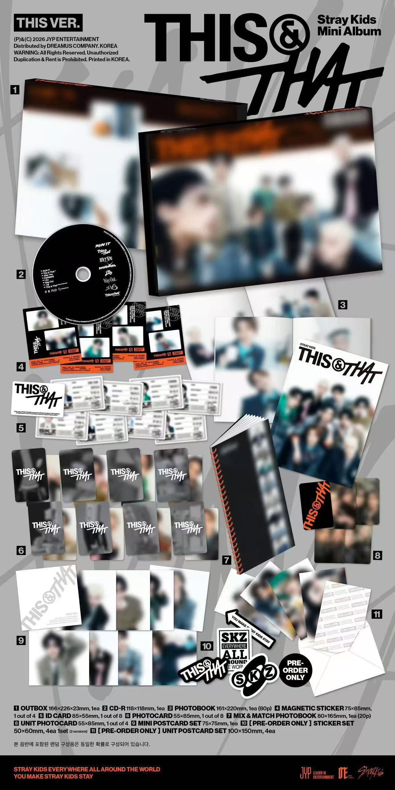 [PRE-ORDER] Stray Kids "THIS & THAT" Album