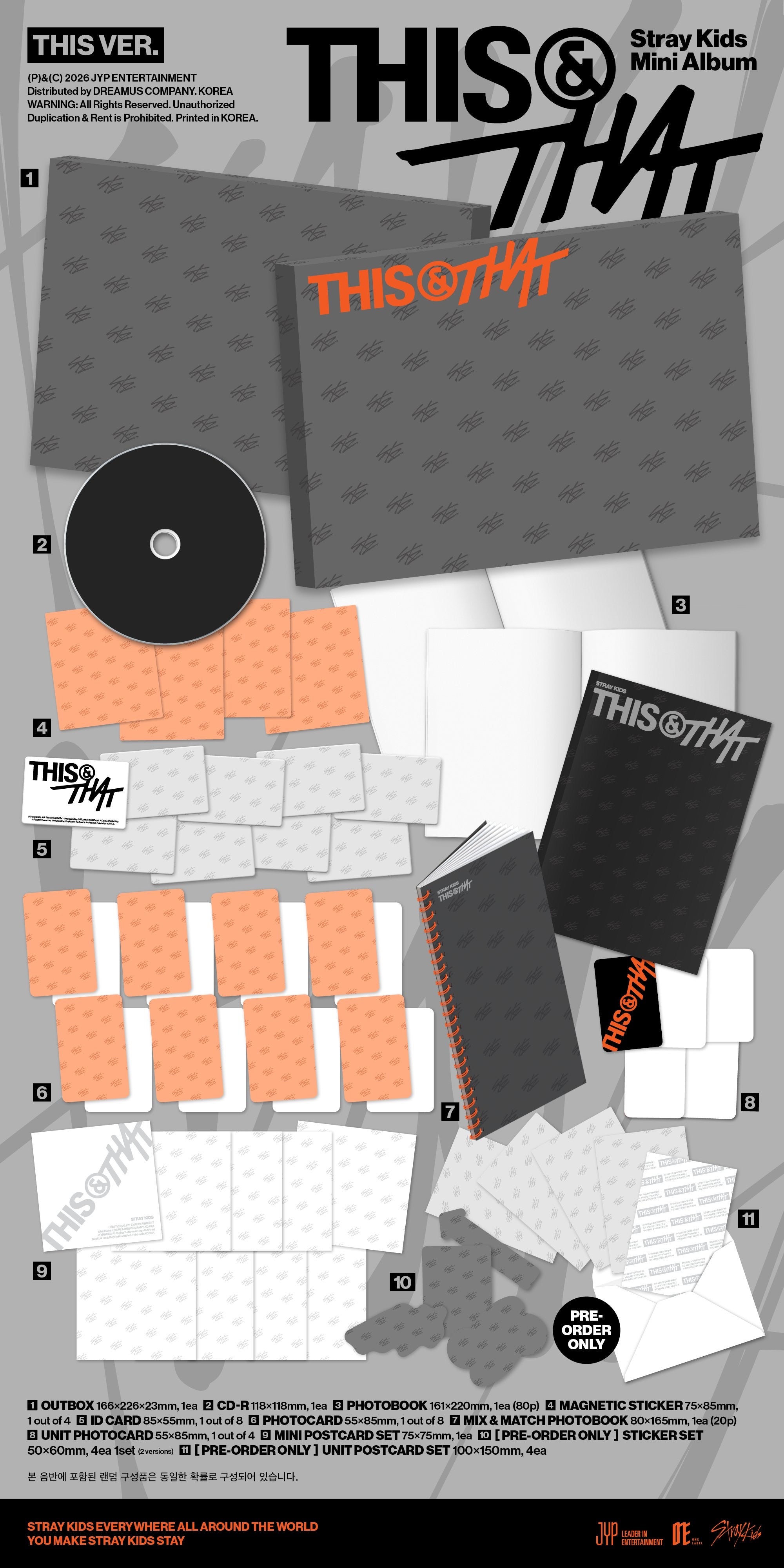 [PRE-ORDER] Stray Kids "THIS & THAT" Album