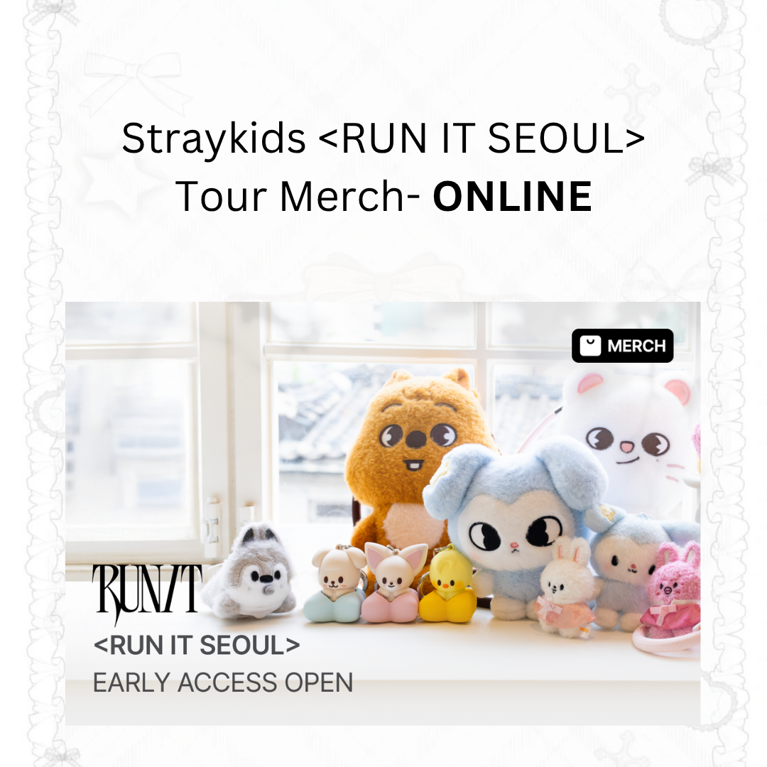 [0804|Online-Preorder] Straykids <RUN IT SEOUL> Tour Merch