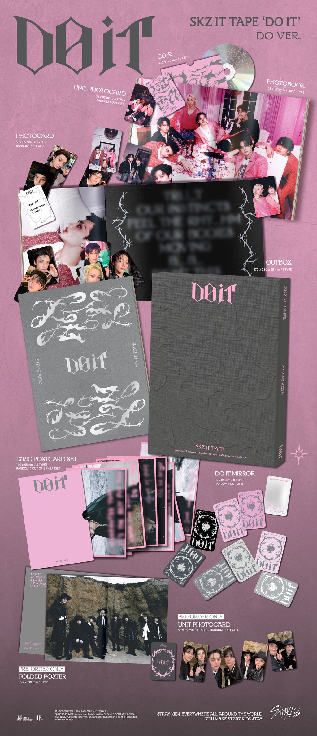 Stray Kids "DO IT" PRE-ORDER DO VER. (LIMITED)