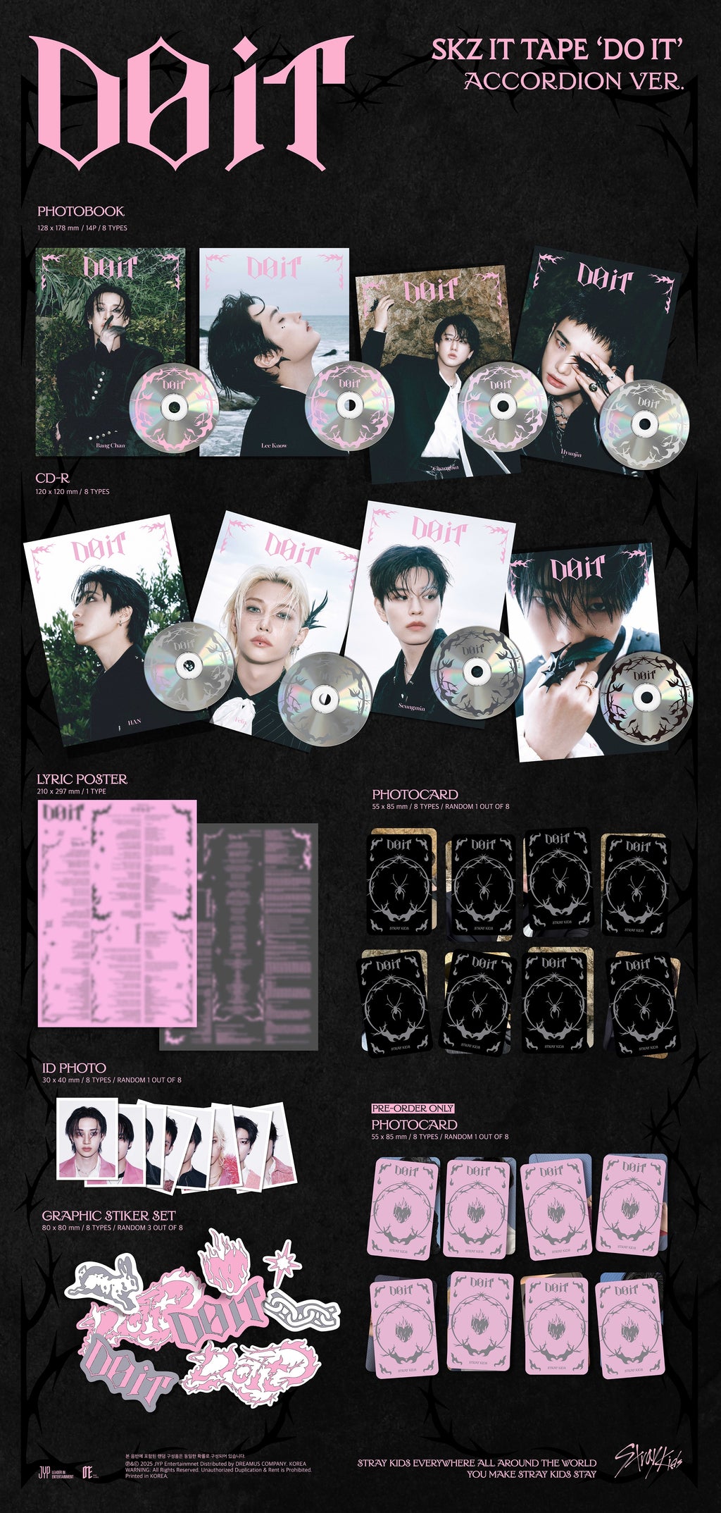 Stray Kids "DO IT" ACCORDION VER.