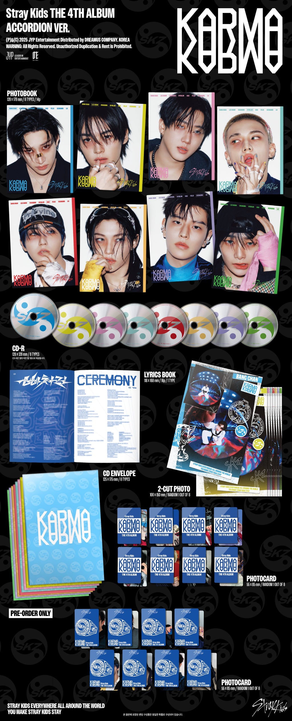 Stray Kids The 4th Album Accordion ver.