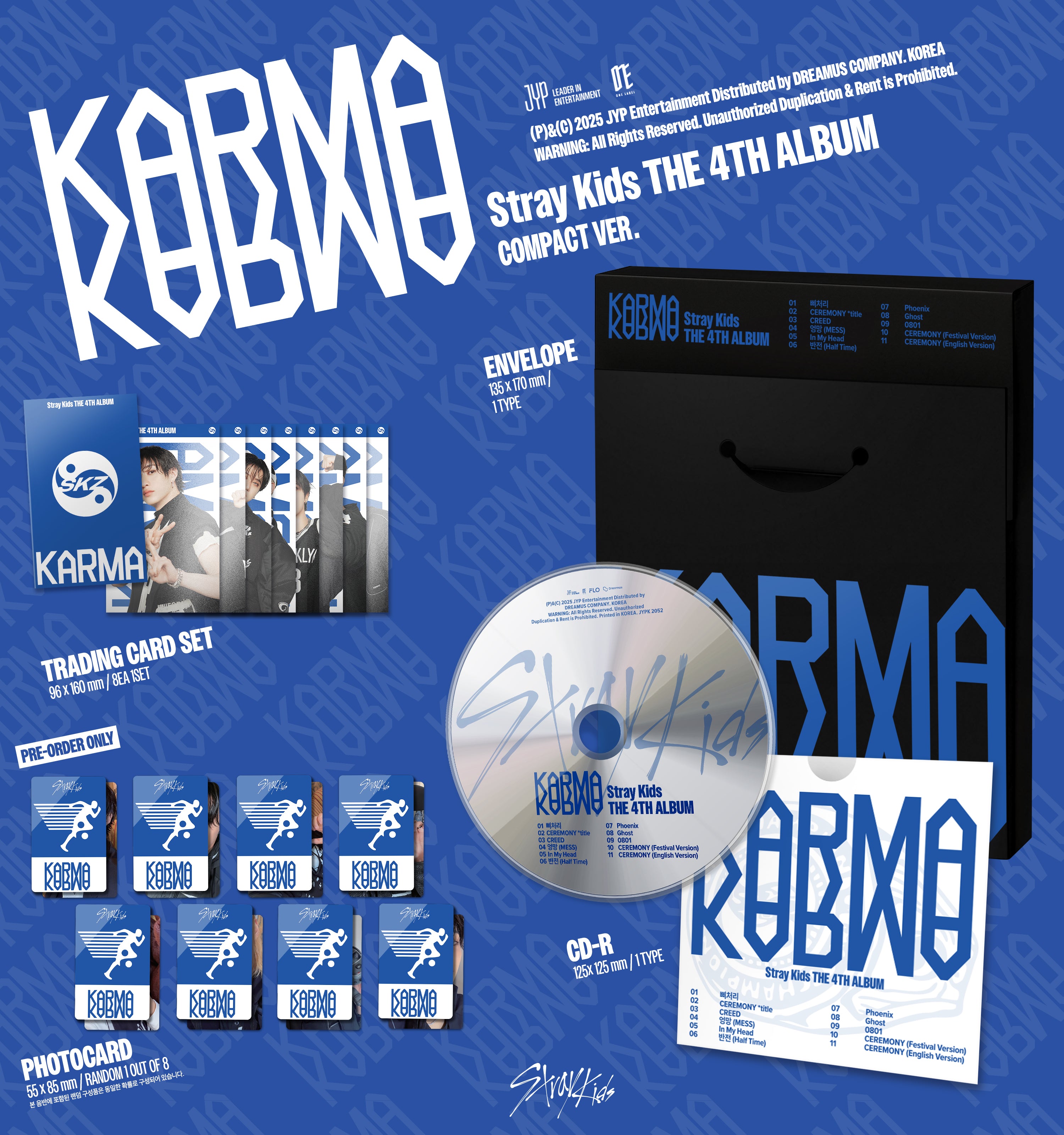 Stray Kids The 4th Album Compact ver.