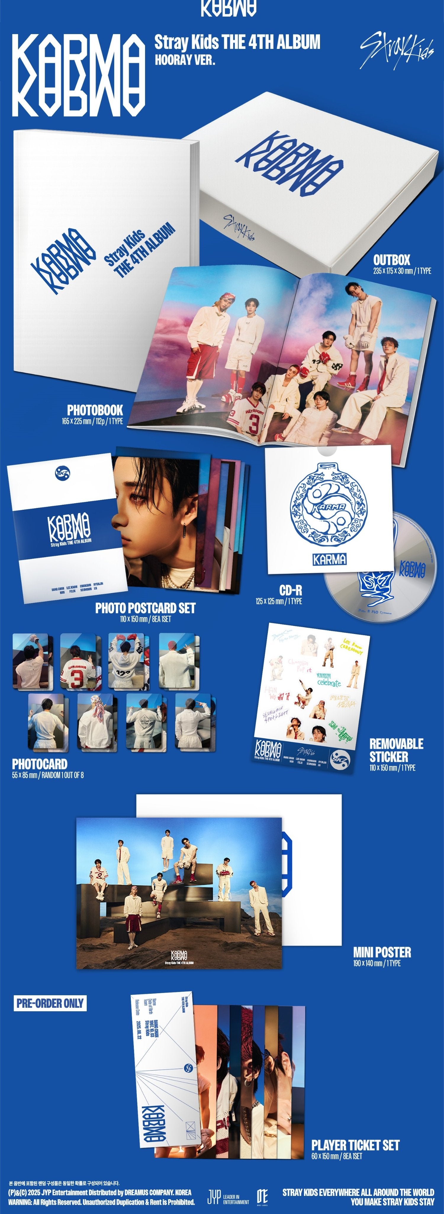 Stray Kids The 4th Album Hooray ver.